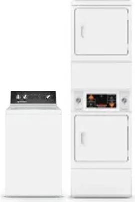 Side by Side Washer & Dryer Set